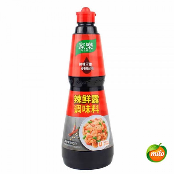 One bottle of spicy fresh sauce