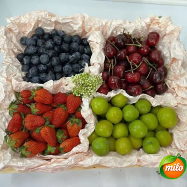 A basket of fruits