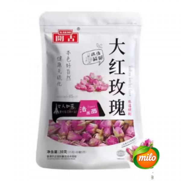60g of bright red rose