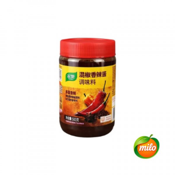 500G can of Mixed Pepper Spicy Sauce