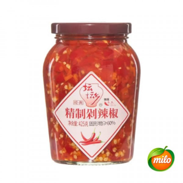 1 can of Tantan Township's refined Chopped chili peppers, 425g