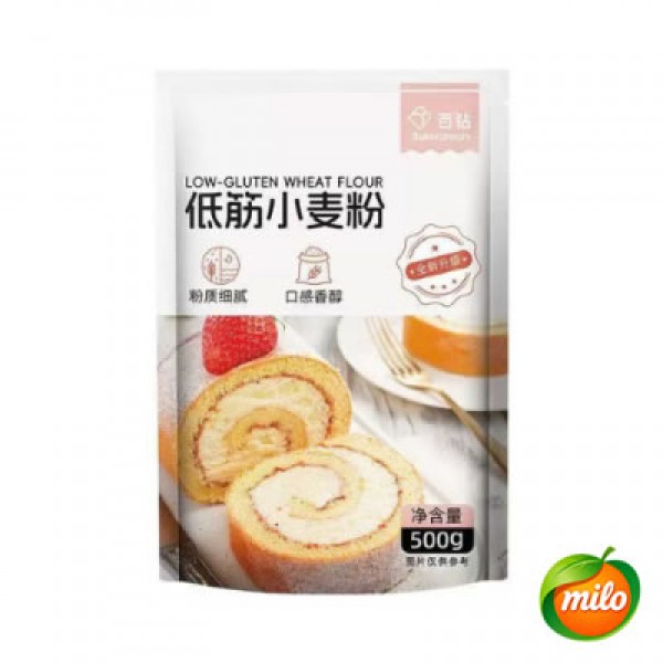 Angel 100-Diamond Low-gluten Wheat Flour 500g